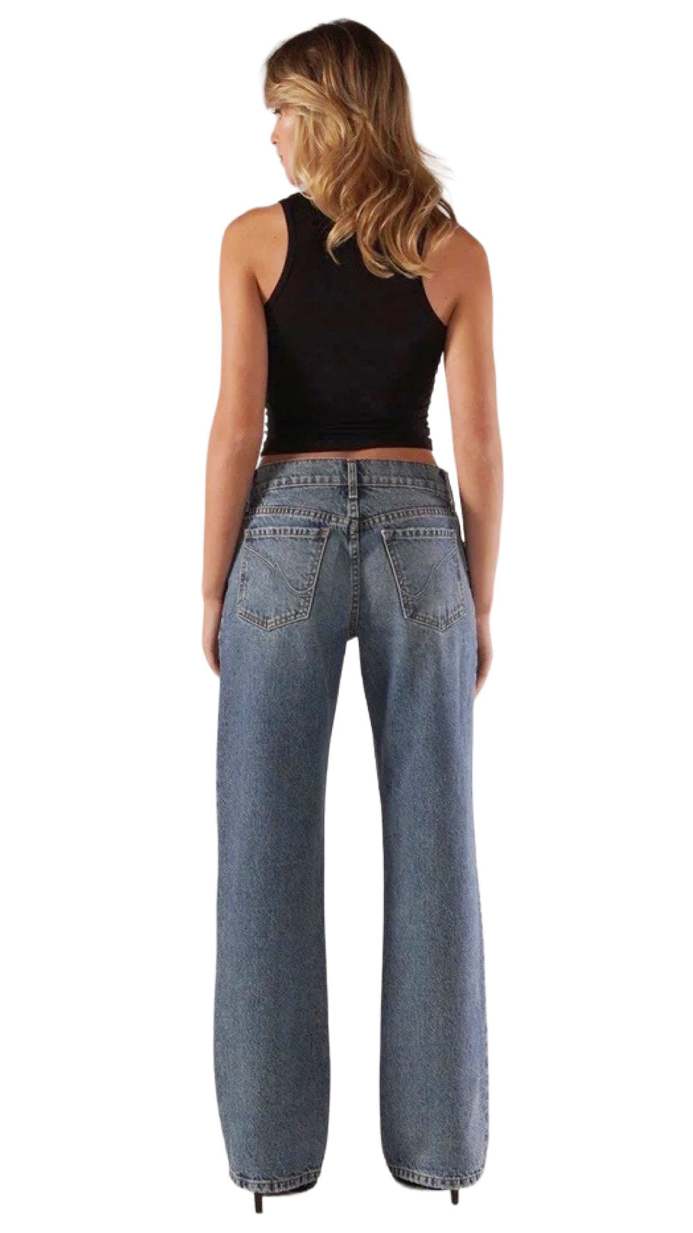 REVICE Denim Women Sz 32 Light Wash Star Back Skinny high Rise front pleat  jeans | eBay