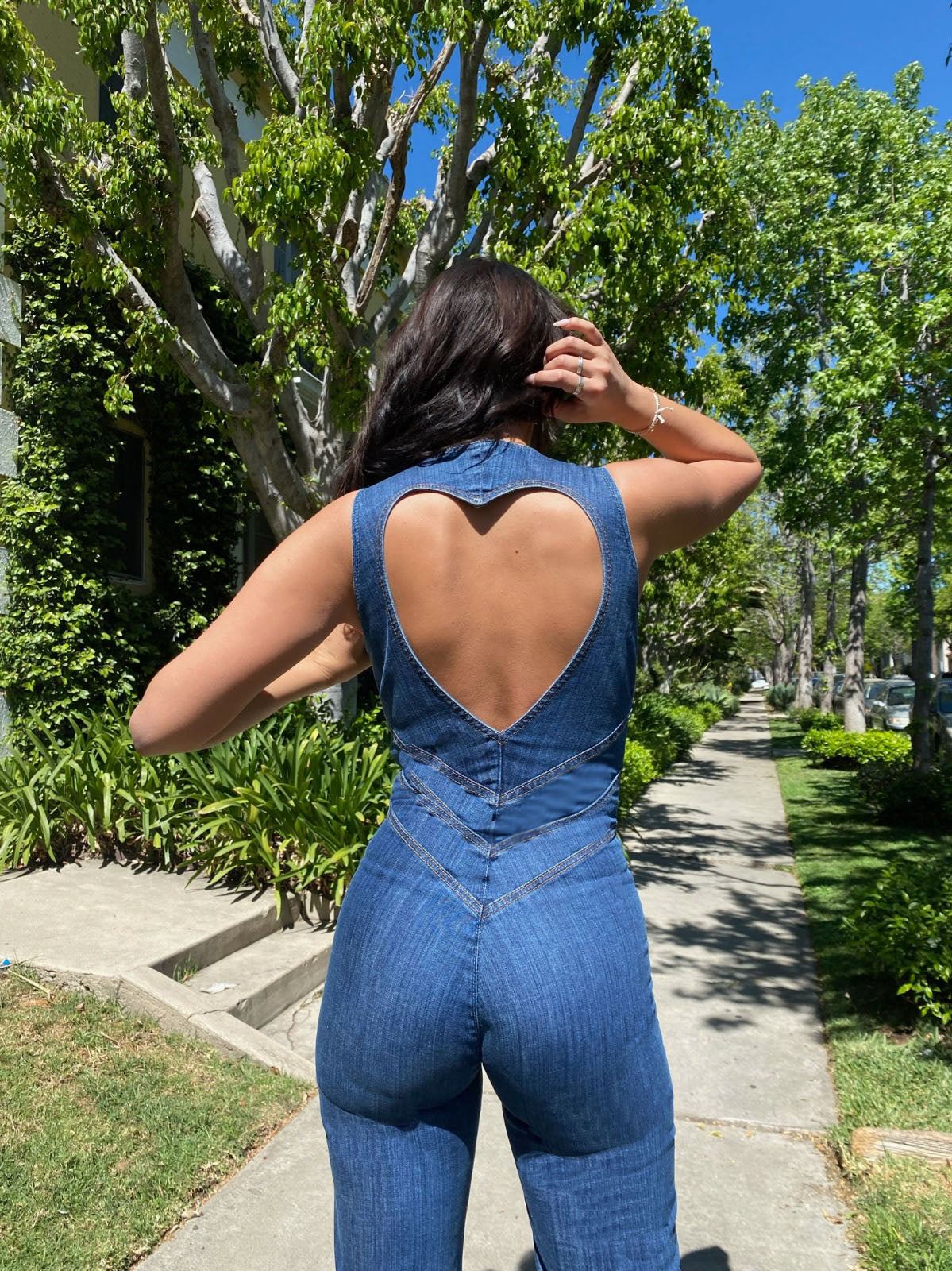 Revice online Denim Bodysuit